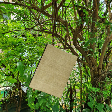 Hemp Leather Linen Passport Bag - FWOSI